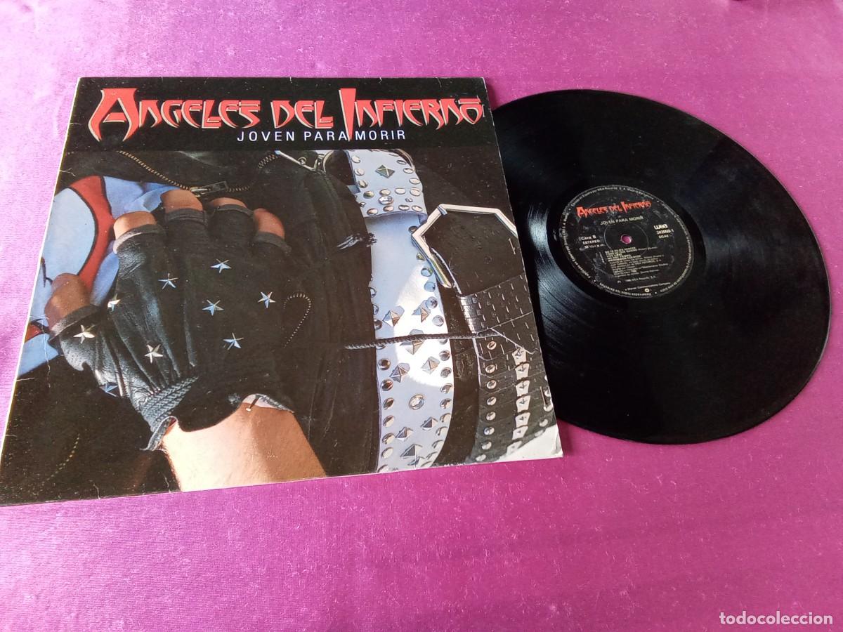 Discos de vinilo: ANGELES DEL INFIERNO JOVEN PARA MORIR 1986 LP L32 4 1