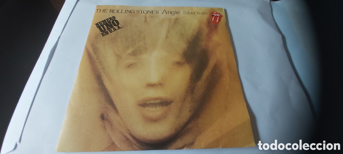 Discos de vinilo: SINGLE ROLLING STONES // ANGIE - SILVER TRAIN