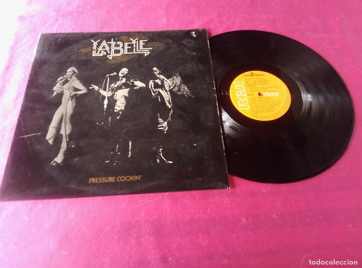 Discos de vinilo: PRESSURE COOKIN LA BELLE 1975 LP L32 4 1
