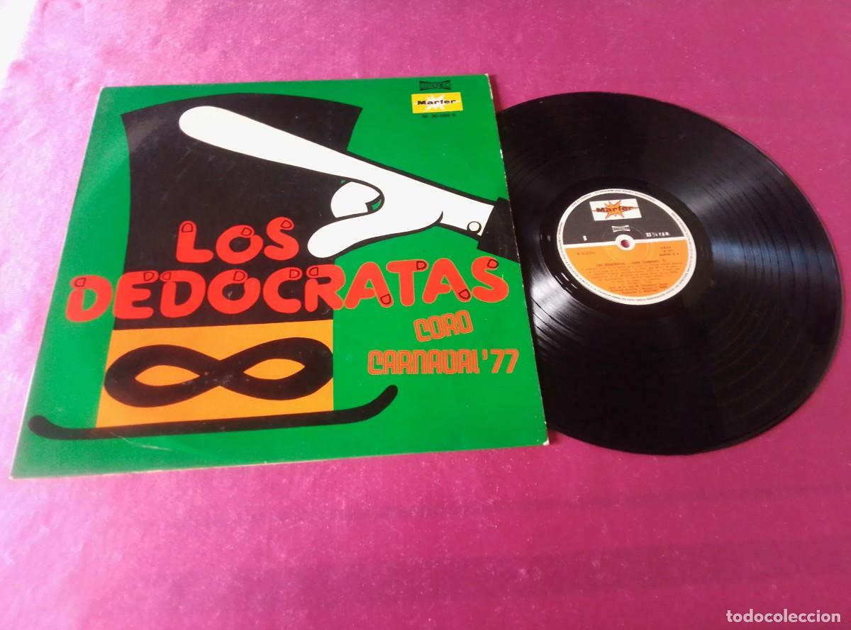 Discos de vinilo: LOS DEDOCRATAS 1977 CORO CARNAVAL 77 LP L32 4 1