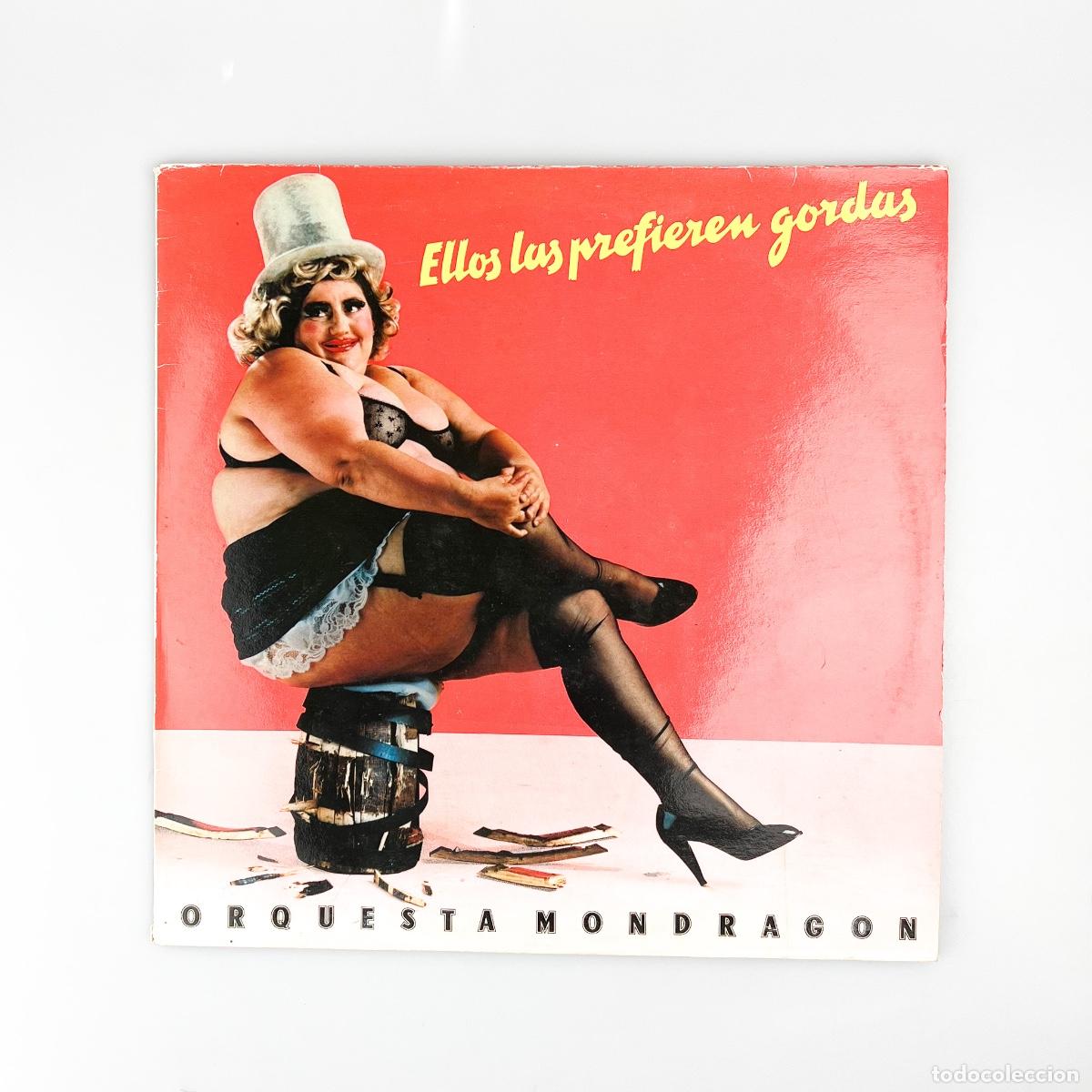 Discos de vinilo: LP. Orquesta Mondrag&oacute;n. Ellos Las Prefieren Gordas