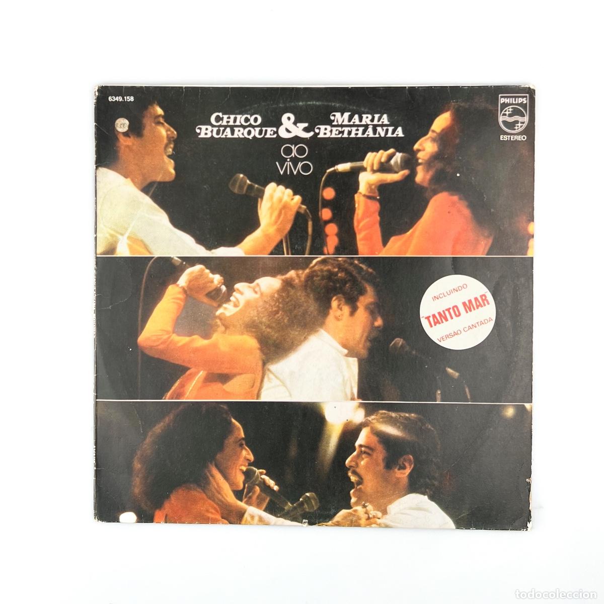Discos de vinilo: LP. Chico Buarque & Maria Beth&acirc;nia. Chico Buarque & Maria Beth&acirc;nia Ao Vivo
