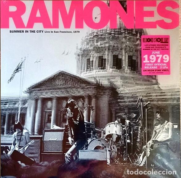 Discos de vinilo: RAMONES - SUMMER IN THE CITY &middot; 2LP &middot; PINK NEON VINYL &middot; RSD 2026 &middot; new & sealed