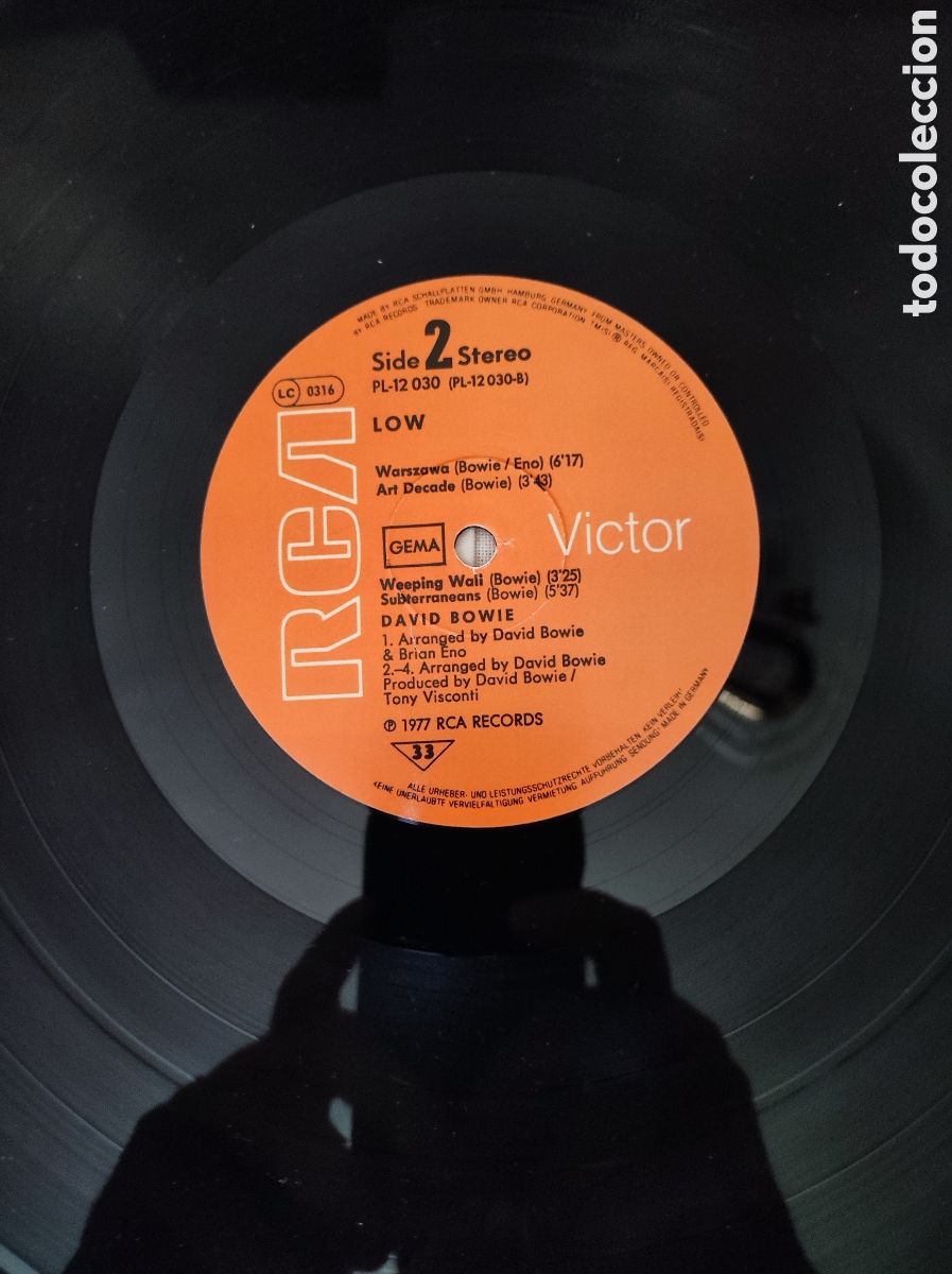 Discos de vinilo: DAVID BOWIE - LOW (1984) - Foto 6