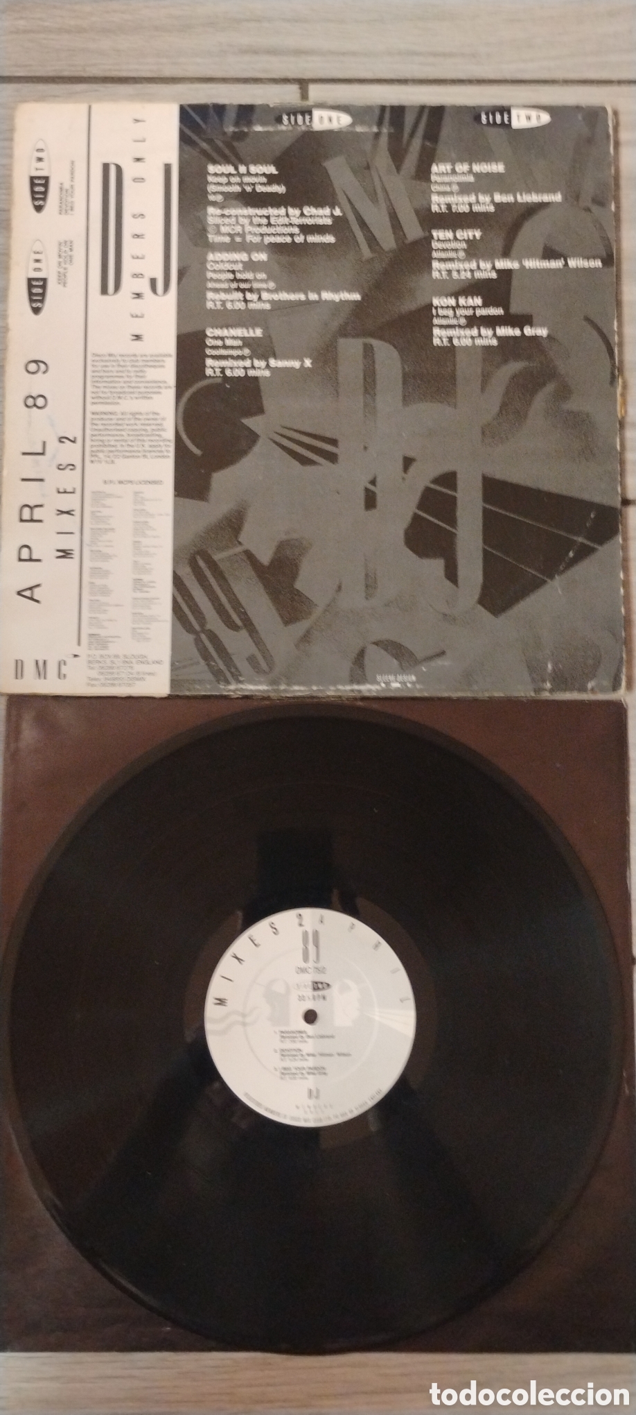 Discos de vinilo: APRIL 89 MIXES 2-VARIOUS-LP-DMC/UK-IB - Foto 4