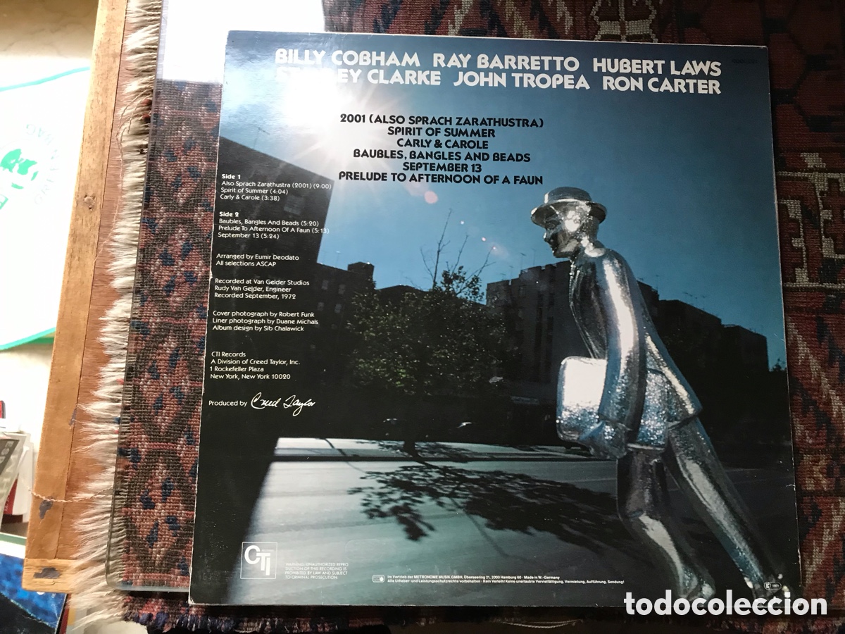 Discos de vinilo: 2001. Deodato. CTI records - Foto 2
