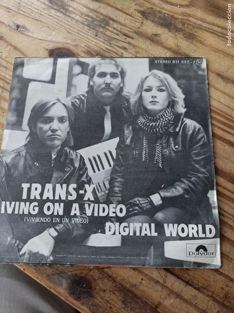 Discos de vinilo: TRANS-X : LIVING ON A VIDEO [POLYDOR - ESP 1983] &rdquo;VINILO SINGLE