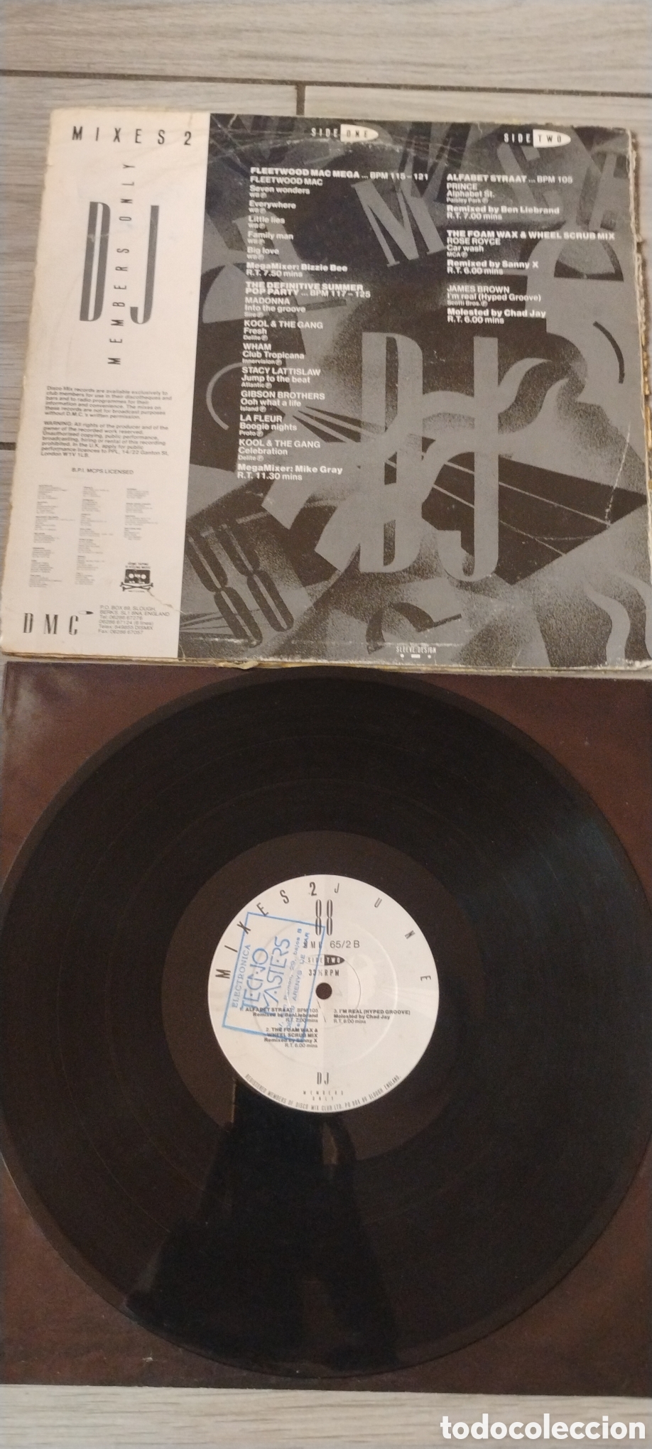 Discos de vinilo: JUNE 88 MIXES 2-VARIOUS-LP-DMC/UK-IB - Foto 5