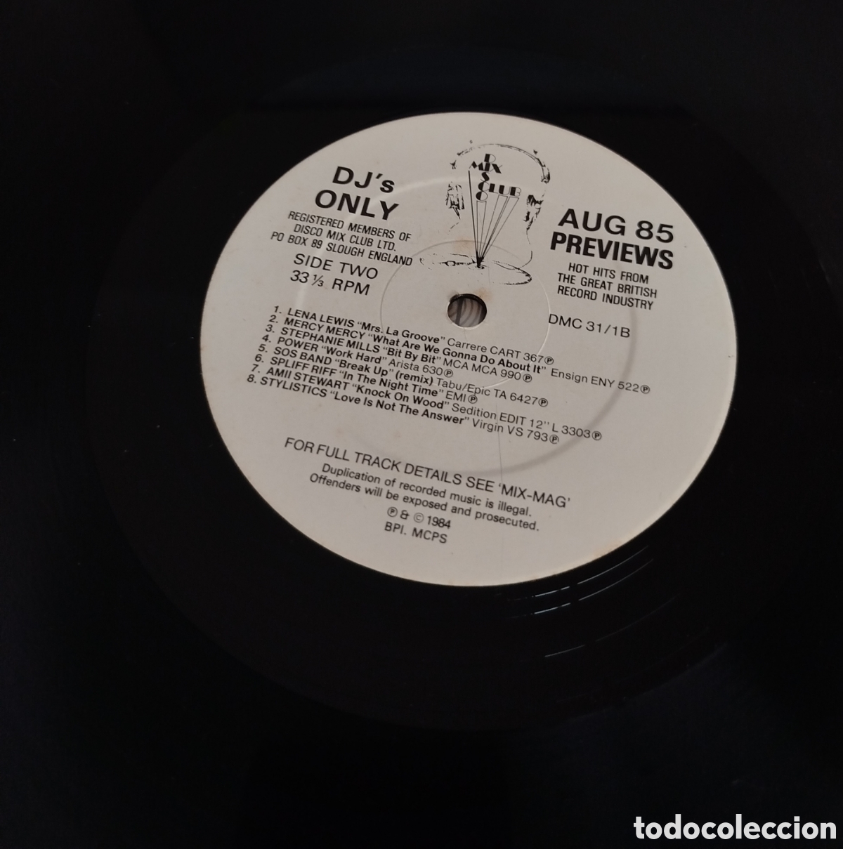 Discos de vinilo: August 85 - The Mixes. DJs only - Foto 4
