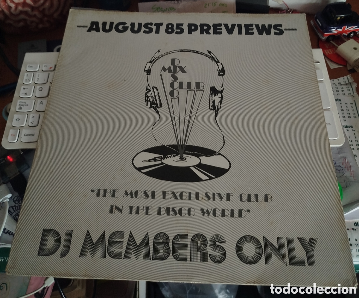 Discos de vinilo: August 85 - The Mixes. DJ's only