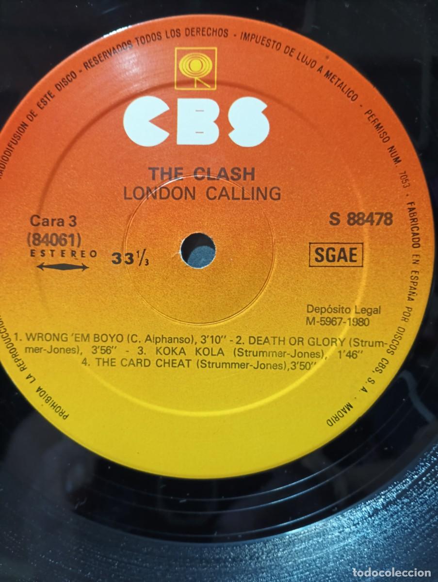 Discos de vinilo: THE CLASH-London Calling. - Foto 8