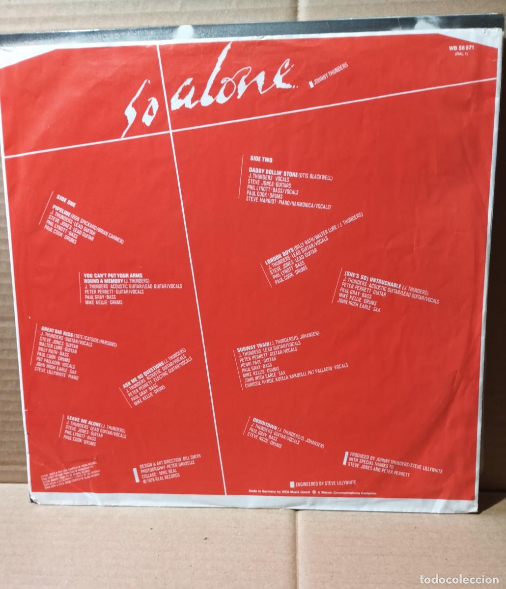 Discos de vinilo: JOHNNY THUNDERS-So Alone. - Foto 3