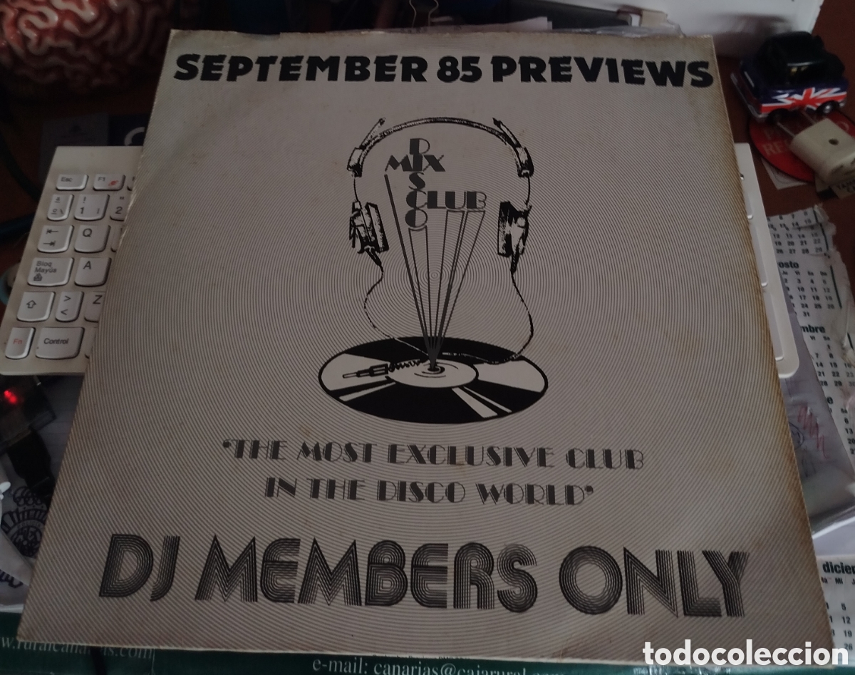 Discos de vinilo: September 85 - The Mixes. DJ's only