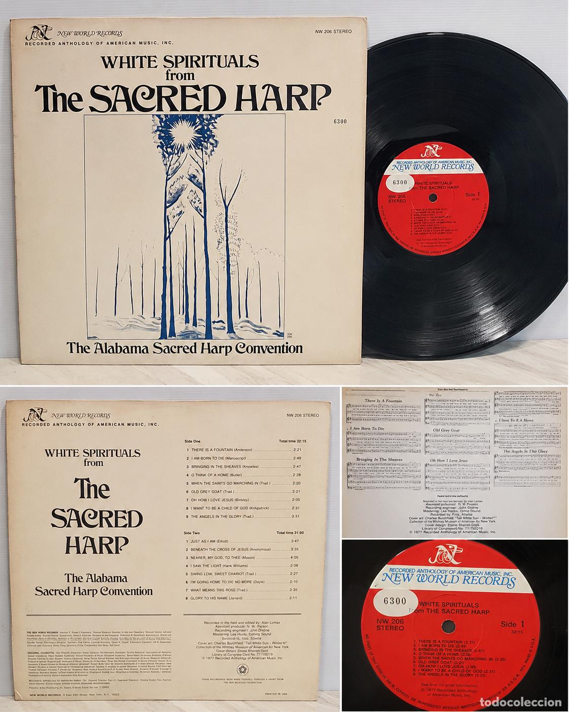 Discos de vinilo: WHITE SPIRITUALS FROM THE SACRED HARP / NEW WORLD RECORDS / GOSPEL FOLK USA / LP 1977