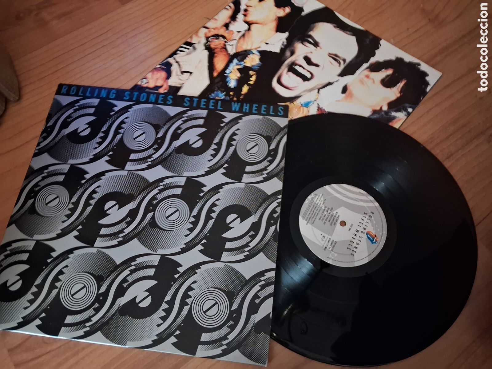 Discos de vinilo: THE ROLLING STONES --lp - original con encarte...STEEL WHEELS