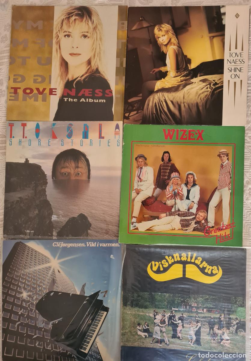 Discos de vinilo: LOTE DE 6 L.P. POP ROCK SUECO