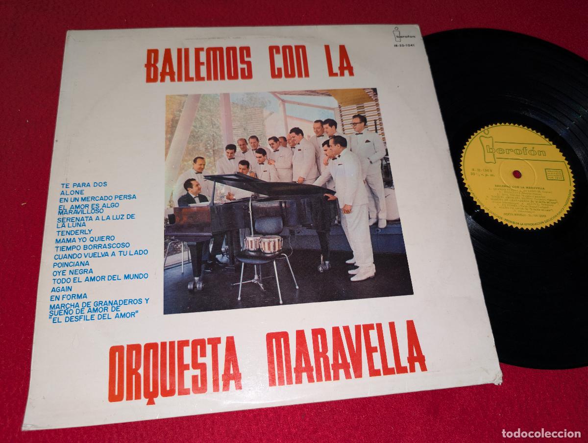 Discos de vinilo: ORQUESTA MARAVELLA Bailemos con la Orquesta Maravella LP 1963 Iberofon LUIS FERRER