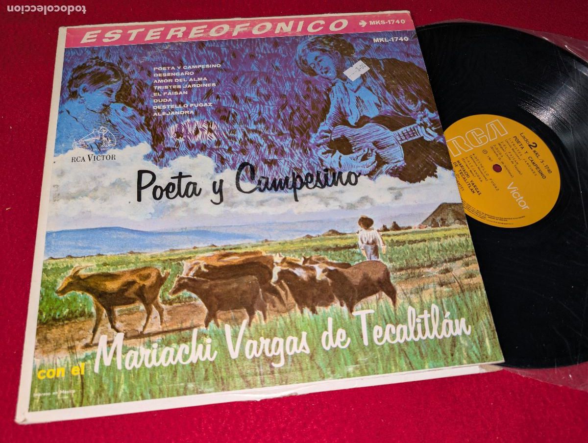 Discos de vinilo: MARIACHI VARGAS DE TECALITLAN Poeta y campesino LP 1967 RCA MEXICO