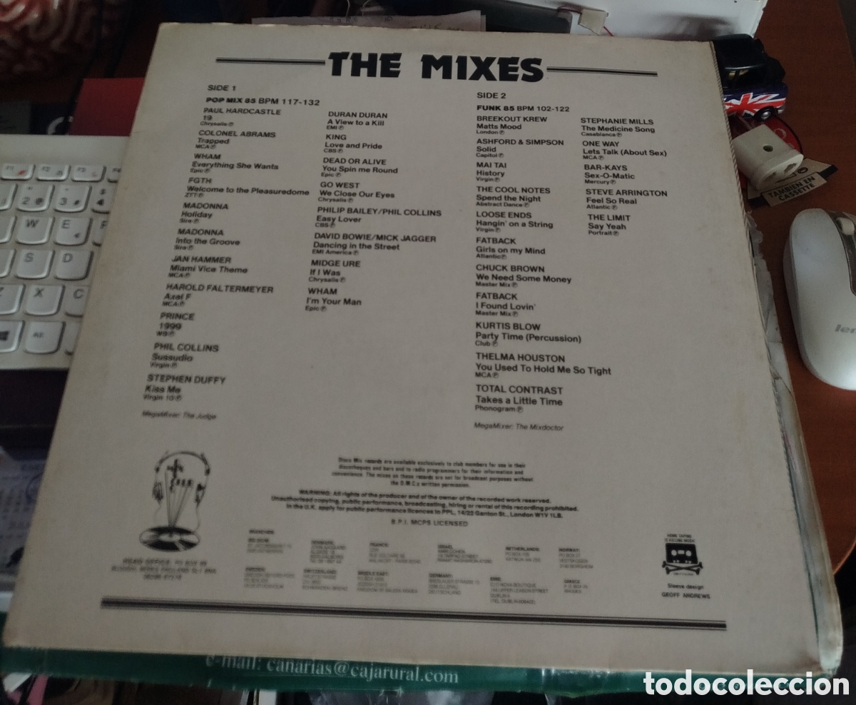 Discos de vinilo: December 85 - The Mixes. DJs only - Foto 2