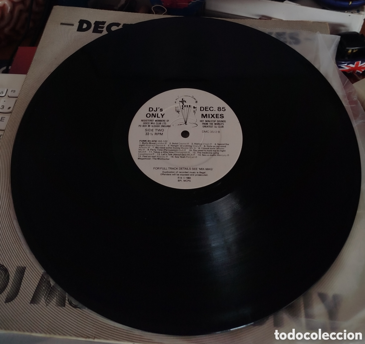 Discos de vinilo: December 85 - The Mixes. DJs only - Foto 3