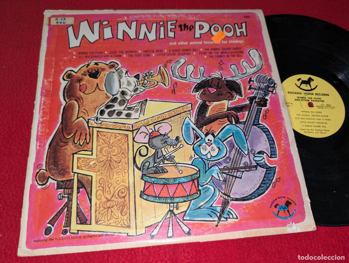 Discos de vinilo: WINNIE THE POOH AND OTHER ANIMAL FAVORITES FOR CHILDREN LP 19?? USA US