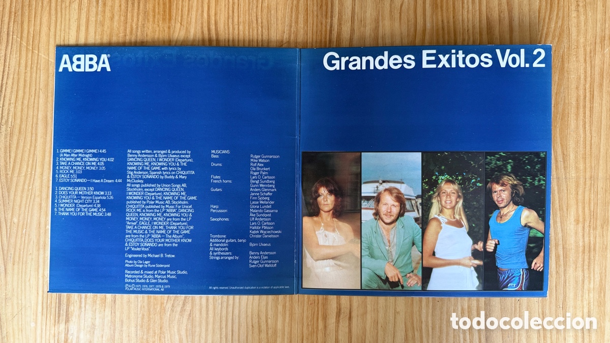 Discos de vinilo: ABBA - Grandes &eacute;xitos Vol.2 Spain 1979 - Foto 4