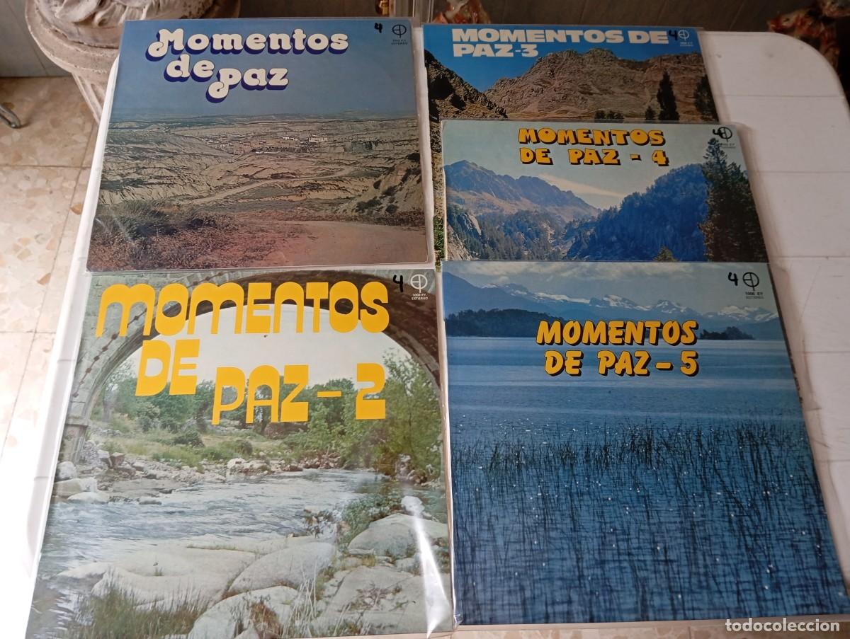 Discos de vinilo: LP MOMENTOS DE PAZ 1 AL 5