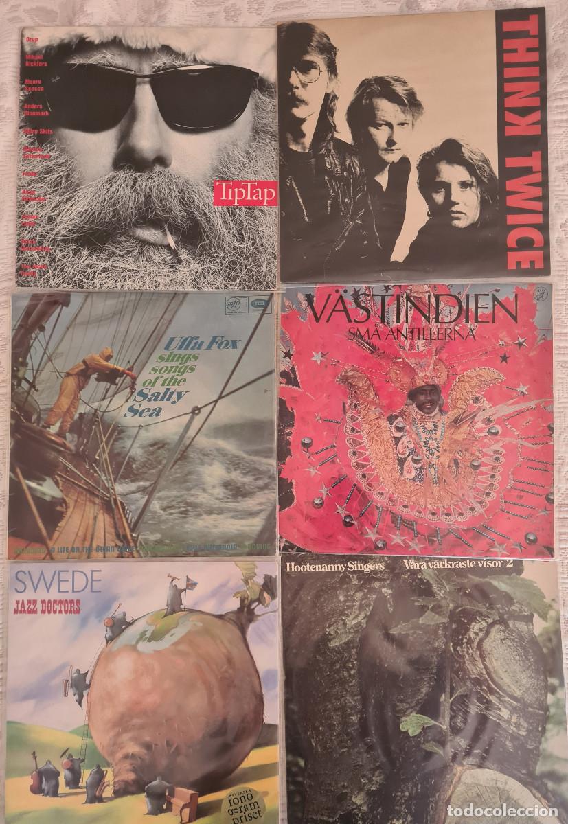 Discos de vinilo: LOTE DE 6 L.P. - POP ROCK/JAZZ SUECO