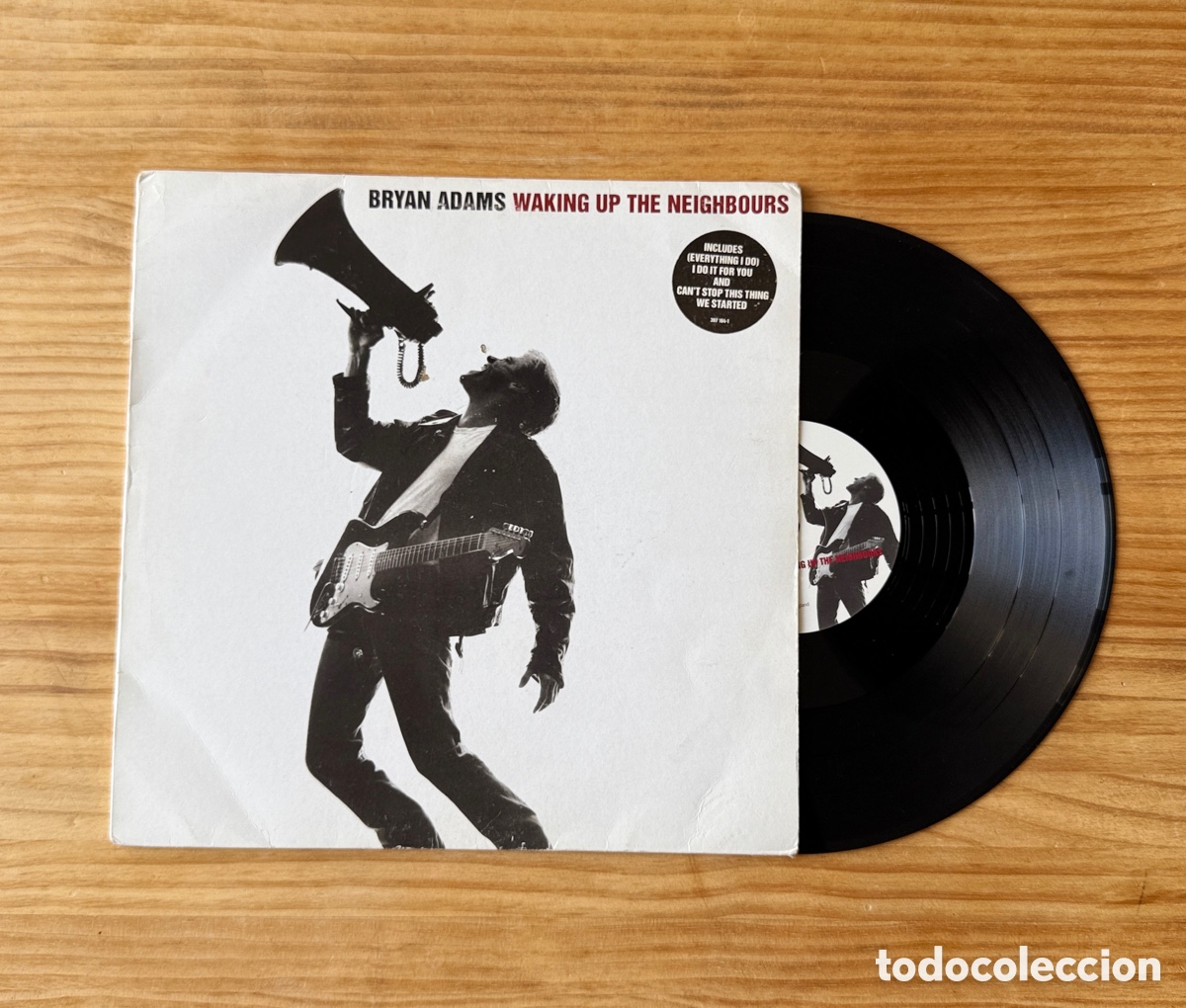 Dischi in vinile: Bryan Adams &lrm;&ndash; Waking Up The Neighbours. 2Lps UK 1991