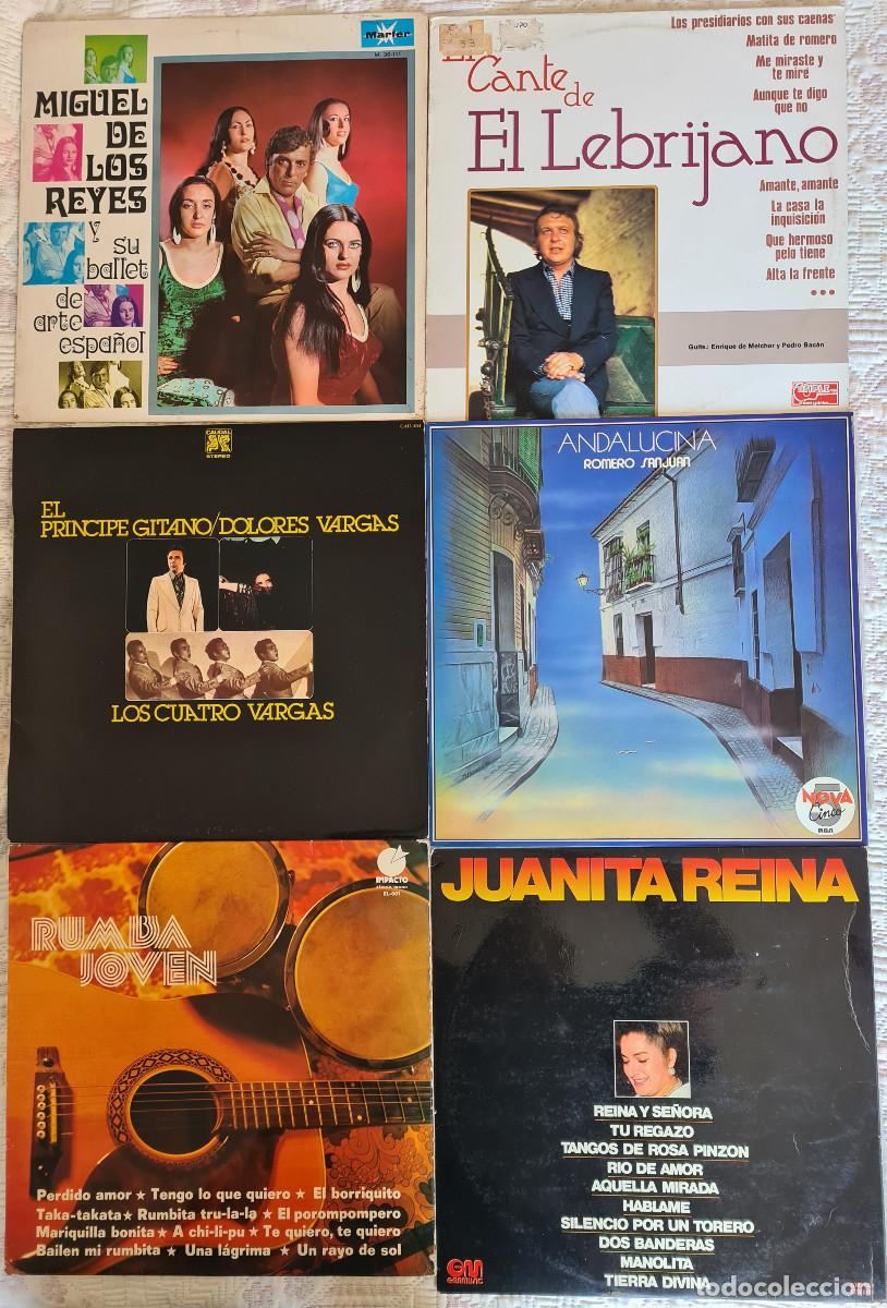 Discos de vinilo: LOTE DE 6 L.P. - FLAMENCO-COPLA