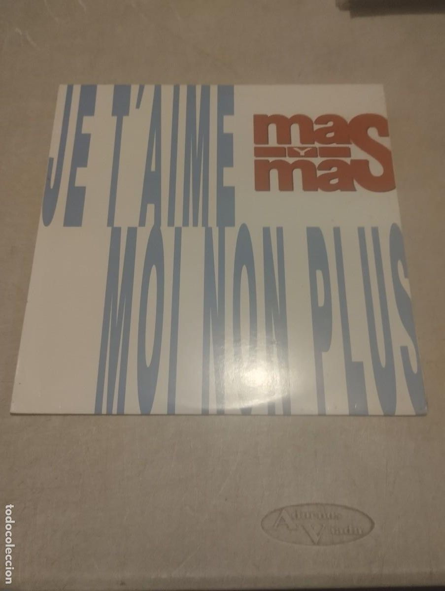 Discos de vinilo: MAS Y MAS MAXI JE TAIME MOI NON PLUS - Foto 1