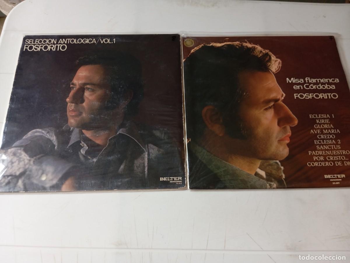 Discos de vinilo: LP FOSFORITO - ANTOLOGIA Y MISA FLAMENCA