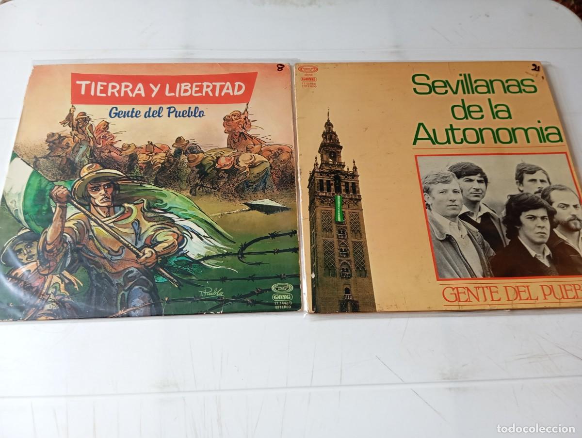Discos de vinilo: LP GENTE DE PUEBLO - SEVILLANAS Y LIBERTAD