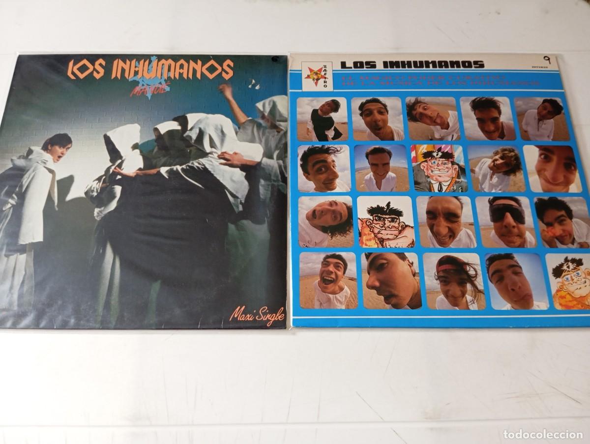 Discos de vinilo: LP Y MAXI LOS INHUMANOS