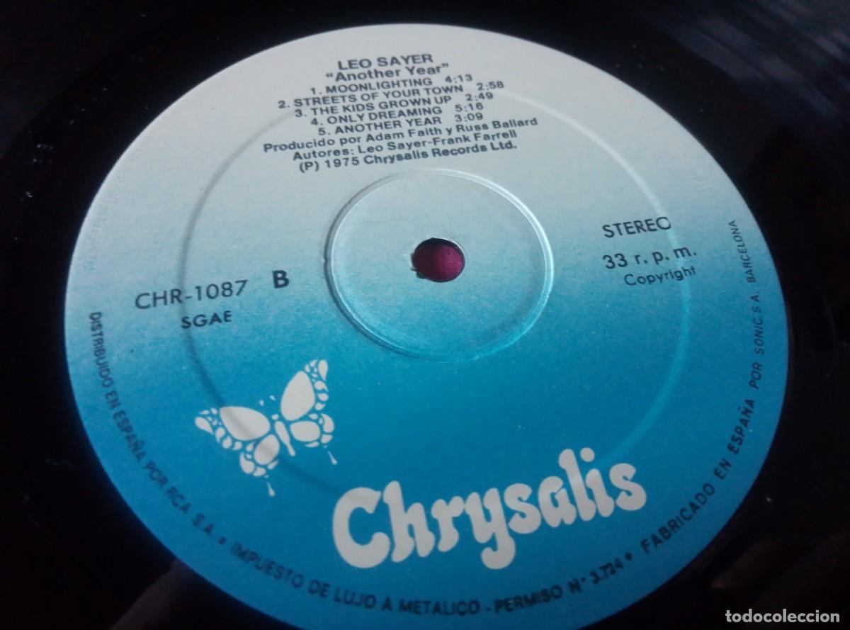 Discos de vinilo: LEO SAYER ANOTHER YEAR 1990 LP L32 4 2 - Foto 3