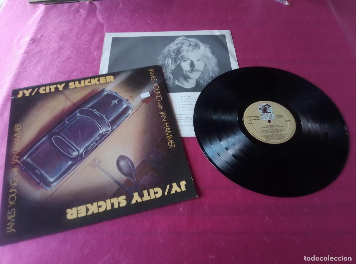 Discos de vinilo: CITY SLICKER JAMES YOUNG WITH JAN HAMMER 1985 LP L32 4 2