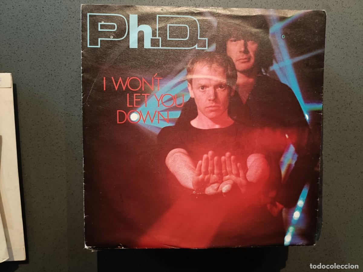 Discos de vinilo: P.H.D. - Hideaway / I won&acute;t let you down - Single sello WEA 1981