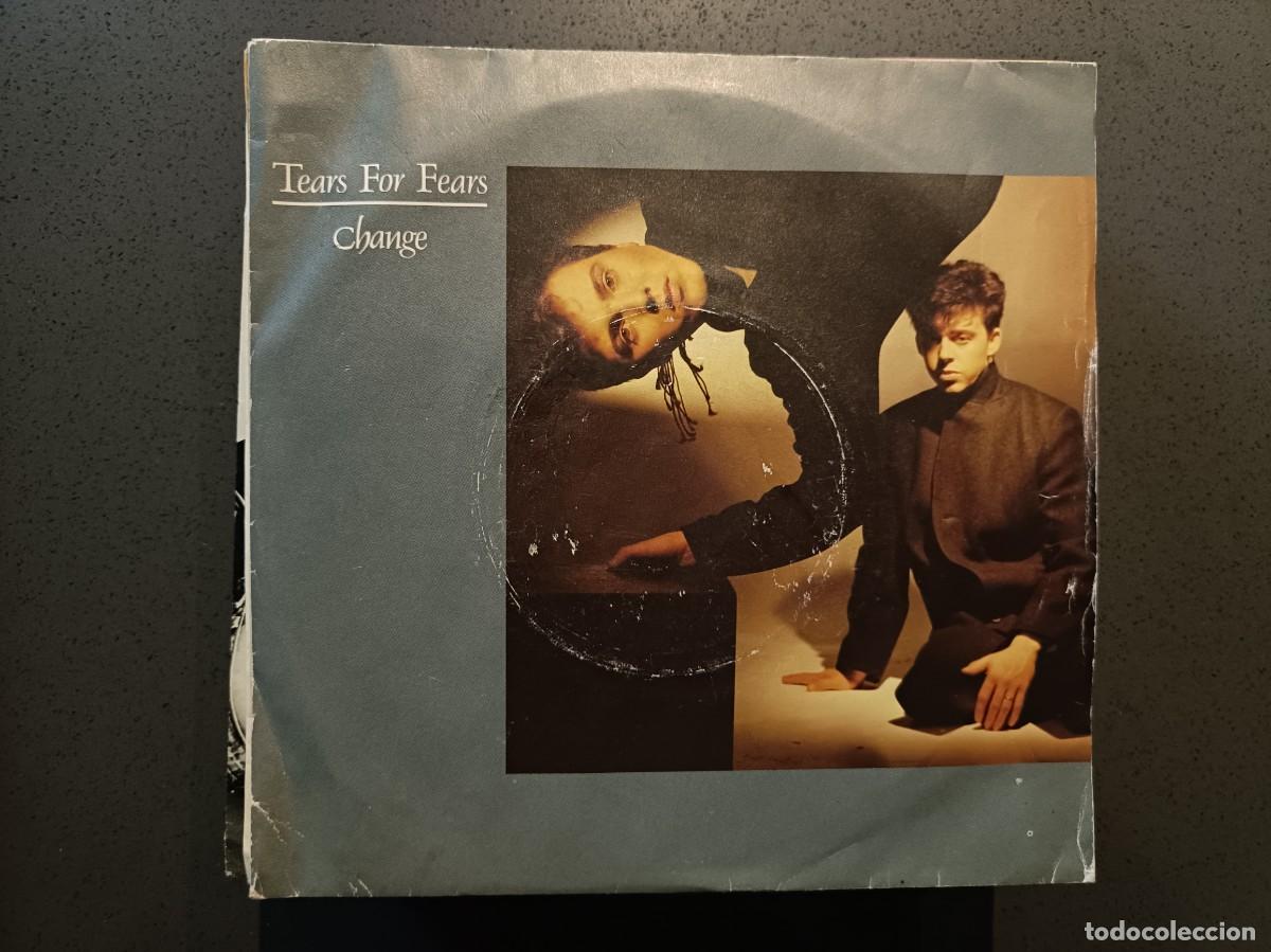Discos de vinilo: Tears For Fears - Change / The Conflict - Single sello Mercury 1982