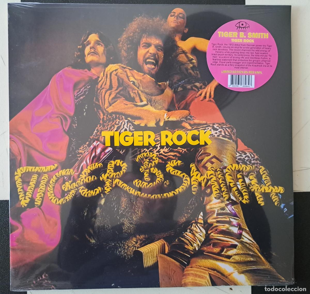 Discos de vinilo: LP Tiger B. Smith &ndash; Tiger Rock VINILO ROJO PRECINTADO HARD ROCK NUEVO