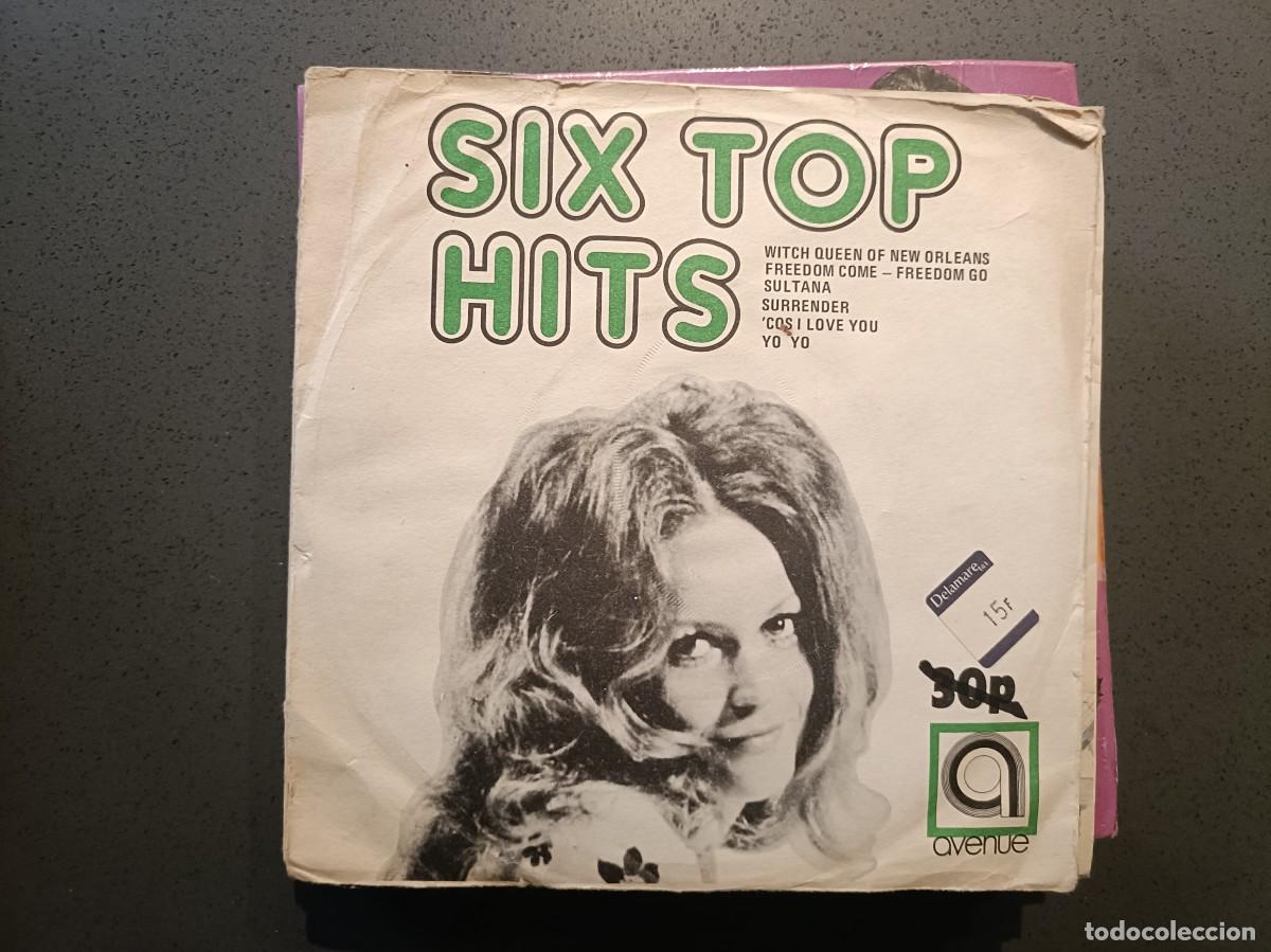 Discos de vinilo: Six Top Hits - Alan Caddy Orchestra & Singers - EP. sello Avenue 1971