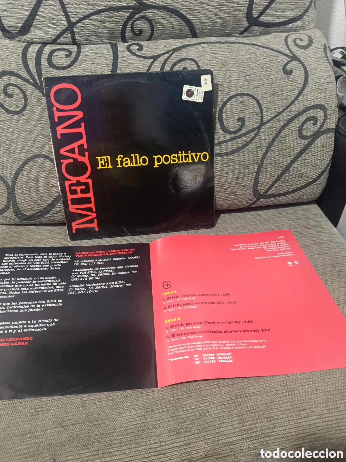 Discos de vinilo: Mecano &lrm;&ndash; El Fallo Positivo - Foto 8