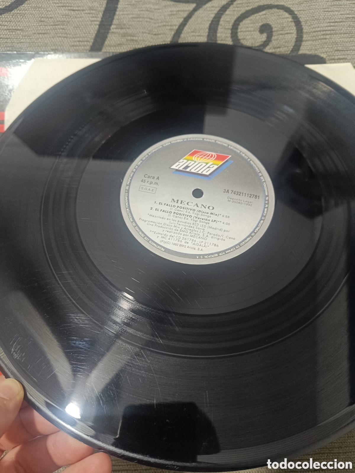 Discos de vinilo: Mecano &lrm;&ndash; El Fallo Positivo - Foto 12