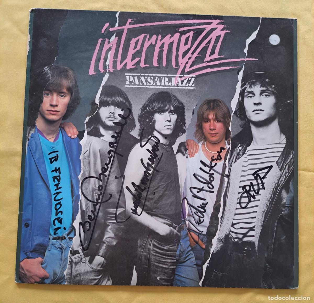 Discos de vinilo: INTERMEZZO - LP, PANSARJAZZ - SOS RECORDING, SOSLP 017 - 1980 - FIRMADO POR LOS COMPONENTES