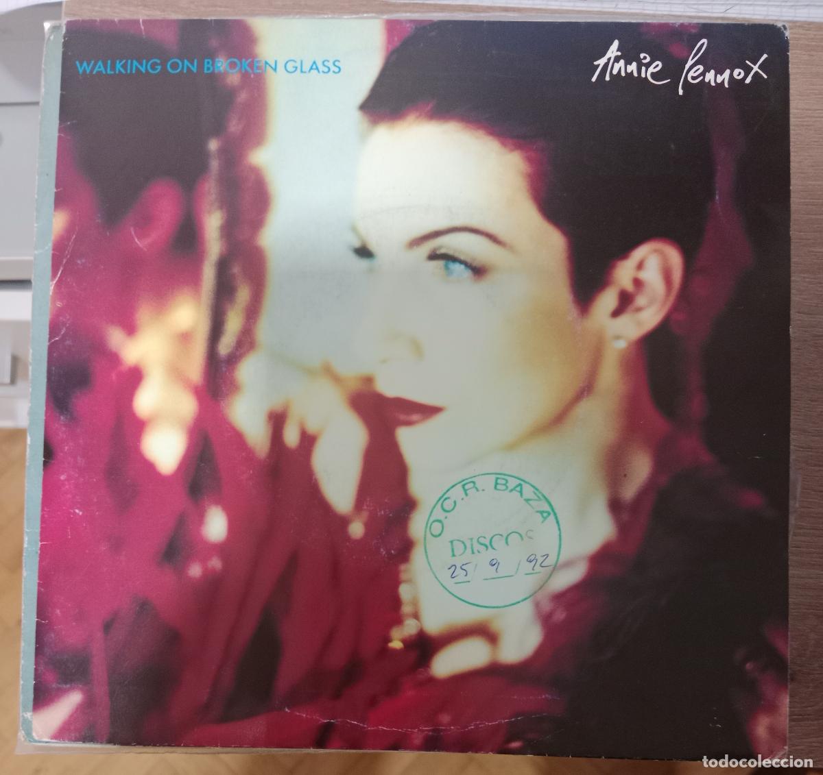 Discos de vinilo: Annie Lennox &ndash; Walking On Broken Glass Espa&ntilde;a 1992