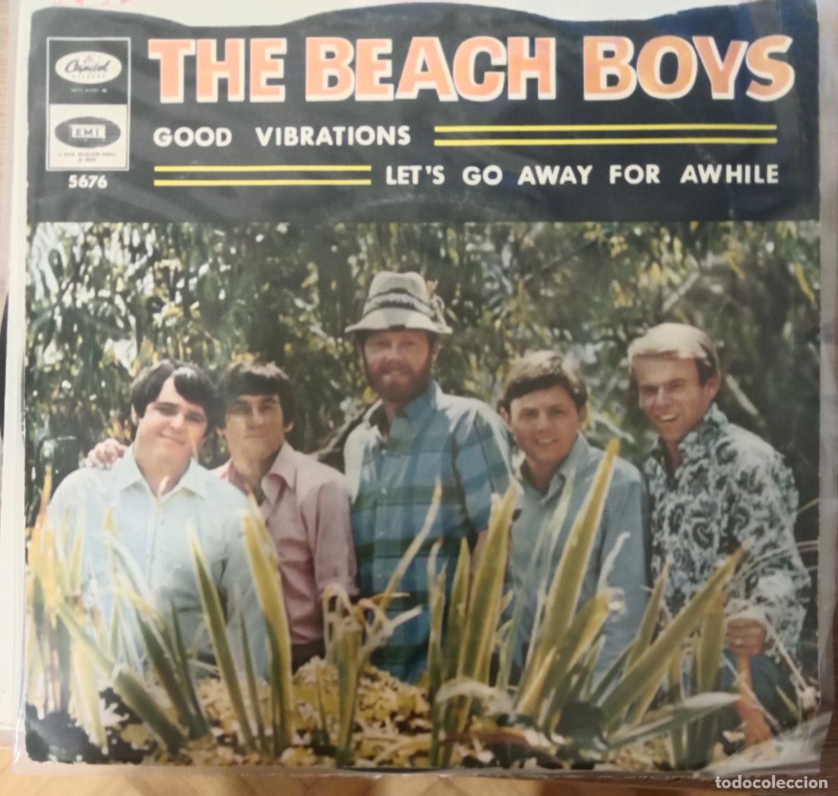 Discos de vinilo: The Beach Boys &ndash; Good Vibrations / Let's Go Away For Awhile 1966