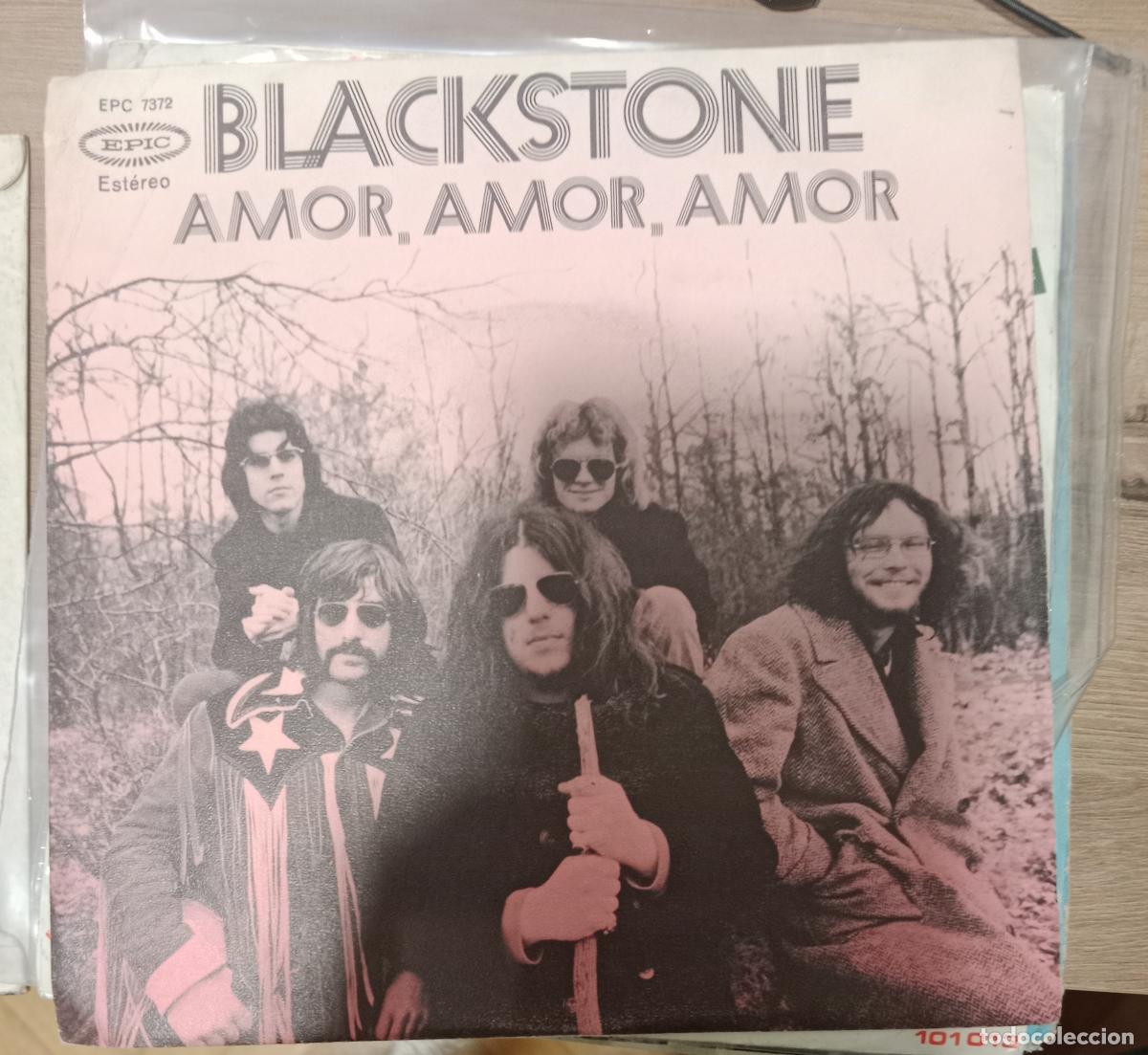 Discos de vinilo: Blackstone &ndash; Amor, Amor, Amor single 1971 Espa&ntilde;a