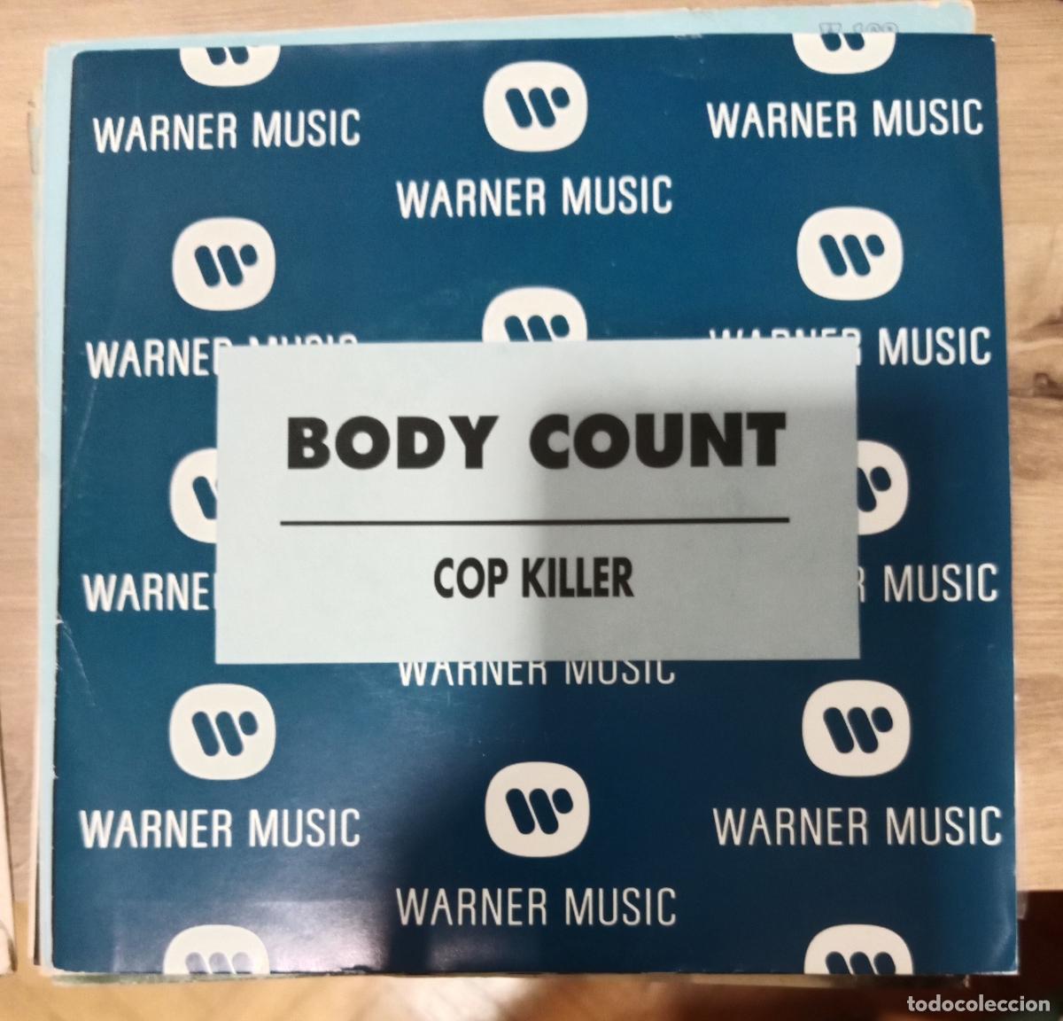 Discos de vinilo: Body Count &ndash; Cop Killer single Espa&ntilde;a 1992 - Foto 1