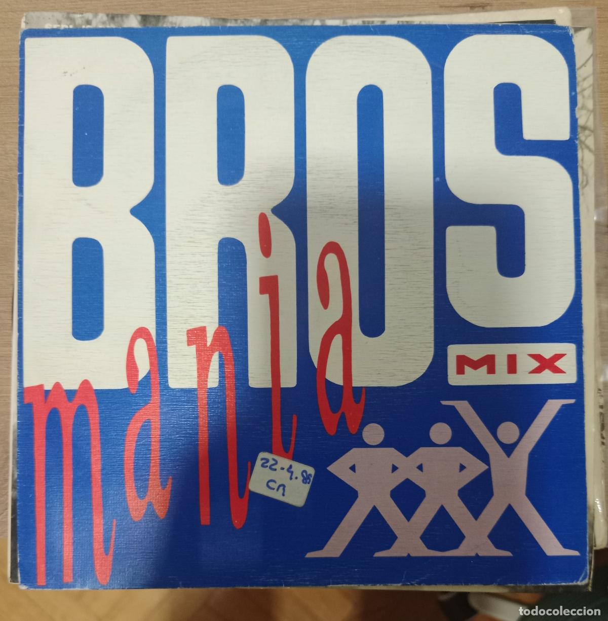 Discos de vinilo: Bros &ndash; Brosmania Mix single Espa&ntilde;a 1989