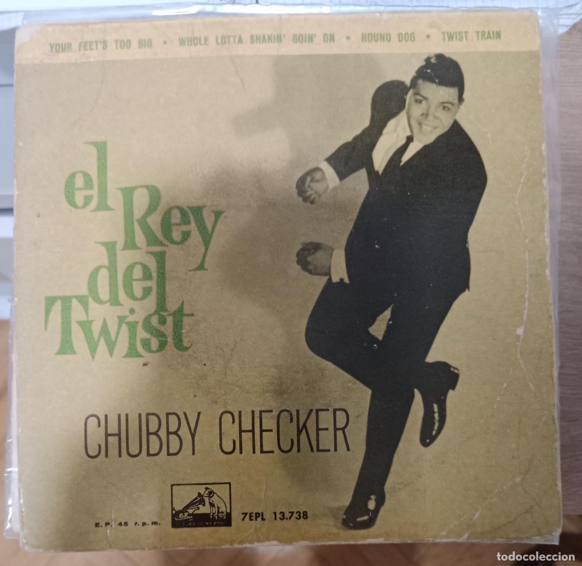 Discos de vinilo: Chubby Checker &ndash; El Rey Del Twist single Espa&ntilde;a 1959