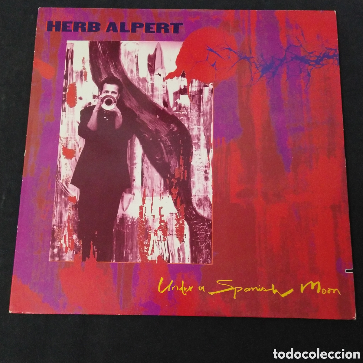Discos de vinilo: HERB ALPERT - UNDER A SPANISH MOON - LP - 1988 - CON FUNDA ORIGINAL INTERIOR